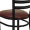 Flash Furniture Hercules Restaurant Chair, 16-1/2 in W 17" L 32-1/4" H XU-DG694BLAD-BURV-GG - alternate 8