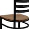 Flash Furniture Hercules Restaurant Chair, 16-1/2 in W 17" L 32-1/4" H XU-DG694BLAD-CHYW-GG - alternate 10