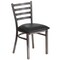 Flash Furniture Hercules Restaurant Chair, Black Back, 16-1/2 in W 17" L 32-1/4" H XU-DG694BLAD-CLR-BLKV-GG - alternate 4