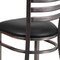 Flash Furniture Hercules Restaurant Chair, Black Back, 16-1/2 in W 17" L 32-1/4" H XU-DG694BLAD-CLR-BLKV-GG - alternate 5