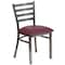 Flash Furniture Hercules Restaurant Chair, 16-1/2 in W 17" L 32-1/4" H XU-DG694BLAD-CLR-BURV-GG - alternate 4