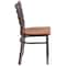Flash Furniture Hercules Restaurant Chair, 16-1/2 in W 17" L 32-1/4" H XU-DG694BLAD-CLR-CHYW-GG - alternate 3