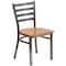 Flash Furniture Hercules Restaurant Chair, 16-1/2 in W 17" L 32-1/4" H XU-DG694BLAD-CLR-NATW-GG - alternate 9