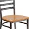 Flash Furniture Hercules Restaurant Chair, 16-1/2 in W 17" L 32-1/4" H XU-DG694BLAD-CLR-NATW-GG - alternate 10