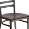 Flash Furniture Hercules Restaurant Chair, 16-1/2 in W 17" L 32-1/4" H XU-DG694BLAD-CLR-WALW-GG - alternate 10