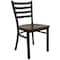 Flash Furniture Hercules Restaurant Chair, 16-1/2 in W 17" L 32-1/4" H XU-DG694BLAD-MAHW-GG - alternate 9