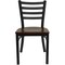 Flash Furniture Hercules Restaurant Chair, 16-1/2 in W 17" L 32-1/4" H XU-DG694BLAD-MAHW-GG - alternate 8