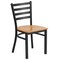 Flash Furniture Hercules Restaurant Chair, 16-1/2 in W 17" L 32-1/4" H XU-DG694BLAD-NATW-GG - alternate 4