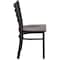 Flash Furniture Hercules Restaurant Chair, 16-1/2 in W 17" L 32-1/4" H XU-DG694BLAD-WALW-GG - alternate 6