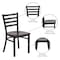 Flash Furniture Hercules Restaurant Chair, 16-1/2 in W 17" L 32-1/4" H XU-DG694BLAD-WALW-GG - alternate 7