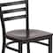 Flash Furniture Hercules Restaurant Chair, 16-1/2 in W 17" L 32-1/4" H XU-DG694BLAD-WALW-GG - alternate 10