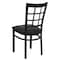 Flash Furniture Hercules Restaurant Chair, Black Back, 16-1/2 in W 20" L 36-1/2" H XU-DG6Q3BWIN-BLKV-GG - alternate 2