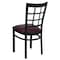 Flash Furniture Hercules Restaurant Chair, 16-1/2 in W 20" L 36-1/2" H XU-DG6Q3BWIN-BURV-GG - alternate 5