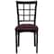 Flash Furniture Hercules Restaurant Chair, 16-1/2 in W 20" L 36-1/2" H XU-DG6Q3BWIN-BURV-GG - alternate 9
