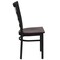 Flash Furniture Hercules Restaurant Chair, 16-1/2 in W 20" L 36-1/2" H XU-DG6Q3BWIN-MAHW-GG - alternate 3