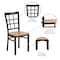 Flash Furniture Hercules Restaurant Chair, 16-1/2 in W 20" L 36-1/2" H XU-DG6Q3BWIN-NATW-GG - alternate 3