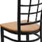 Flash Furniture Hercules Restaurant Chair, 16-1/2 in W 20" L 36-1/2" H XU-DG6Q3BWIN-NATW-GG - alternate 9
