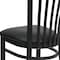 Flash Furniture Hercules Restaurant Chair, 17-1/4 in W 18-3/4" L 34-3/4" H XU-DG6Q4BSCH-BLKV-GG - alternate 3
