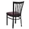Flash Furniture Hercules Restaurant Chair, 17-1/4 in W 18-3/4" L 34-3/4" H XU-DG6Q4BSCH-BURV-GG - alternate 4
