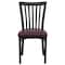 Flash Furniture Hercules Restaurant Chair, 17-1/4 in W 18-3/4" L 34-3/4" H XU-DG6Q4BSCH-BURV-GG - alternate 6