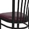 Flash Furniture Hercules Restaurant Chair, 17-1/4 in W 18-3/4" L 34-3/4" H XU-DG6Q4BSCH-BURV-GG - alternate 10