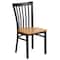 Flash Furniture Hercules Restaurant Chair, 17-1/4 in W 18-3/4" L 34-3/4" H XU-DG6Q4BSCH-NATW-GG - alternate 2