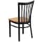 Flash Furniture Hercules Restaurant Chair, 17-1/4 in W 18-3/4" L 34-3/4" H XU-DG6Q4BSCH-NATW-GG - alternate 3