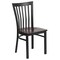 Flash Furniture Hercules Restaurant Chair, 17-1/4 in W 18-3/4" L 34-3/4" H XU-DG6Q4BSCH-WALW-GG - alternate 8
