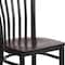 Flash Furniture Hercules Restaurant Chair, 17-1/4 in W 18-3/4" L 34-3/4" H XU-DG6Q4BSCH-WALW-GG - alternate 5