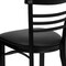 Flash Furniture Hercules Restaurant Chair, 17 in W 19-1/2" L 31-3/4" H XU-DG6Q6B1LAD-BLKV-GG - alternate 10