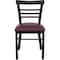 Flash Furniture Hercules Restaurant Chair, 17 in W 19-1/2" L 31-3/4" H XU-DG6Q6B1LAD-BURV-GG - alternate 6
