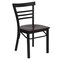 Flash Furniture Hercules Restaurant Chair, 17 in W 19-1/2" L 31-3/4" H XU-DG6Q6B1LAD-MAHW-GG - alternate 2