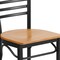 Flash Furniture Hercules Restaurant Chair, 17 in W 19-1/2" L 31-3/4" H XU-DG6Q6B1LAD-NATW-GG - alternate 7
