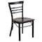 Flash Furniture Hercules Restaurant Chair, 17 in W 19-1/2" L 31-3/4" H XU-DG6Q6B1LAD-WALW-GG - alternate 3