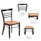 Flash Furniture Hercules Restaurant Chair, 17 in W 19-1/2" L 31-3/4" H XU-DG6Q6B1LAD-WALW-GG - alternate 4