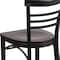 Flash Furniture Hercules Restaurant Chair, 17 in W 19-1/2" L 31-3/4" H XU-DG6Q6B1LAD-WALW-GG - alternate 10