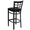 Flash Furniture Restaurant Stool, Window Back, Black Seat XU-DG6R7BWIN-BAR-BLKV-GG - alternate 5
