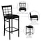 Flash Furniture Restaurant Stool, Window Back, Black Seat XU-DG6R7BWIN-BAR-BLKV-GG - alternate 4
