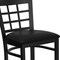 Flash Furniture Restaurant Stool, Window Back, Black Seat XU-DG6R7BWIN-BAR-BLKV-GG - alternate 10