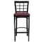Flash Furniture Restaurant Stool, Window Back, Burg Seat XU-DG6R7BWIN-BAR-BURV-GG - alternate 6