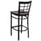 Flash Furniture Restaurant Stool, Window Back, Mahgny Sea XU-DG6R7BWIN-BAR-MAHW-GG - alternate 2