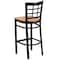 Flash Furniture Restaurant Stool, Window Bck, Natural Sea XU-DG6R7BWIN-BAR-NATW-GG - alternate 3