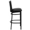 Flash Furniture Restaurant Stool, School Back, Blk Seat XU-DG6R8BSCH-BAR-BLKV-GG - alternate 7