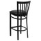 Flash Furniture Restaurant Stool, School Back, Blk Seat XU-DG6R8BSCH-BAR-BLKV-GG - alternate 9