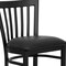 Flash Furniture Restaurant Stool, School Back, Blk Seat XU-DG6R8BSCH-BAR-BLKV-GG - alternate 2