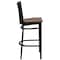 Flash Furniture Restaurant Stool, School Back, Chy Seat XU-DG6R8BSCH-BAR-CHYW-GG - alternate 2