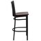 Flash Furniture Restaurant Stool, School Back, Mah Seat XU-DG6R8BSCH-BAR-MAHW-GG - alternate 3