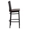 Flash Furniture Restaurant Stool, School Back, Wal Seat XU-DG6R8BSCH-BAR-WALW-GG - alternate 2