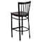 Flash Furniture Restaurant Stool, School Back, Wal Seat XU-DG6R8BSCH-BAR-WALW-GG - alternate 4