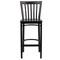 Flash Furniture Restaurant Stool, School Back, Wal Seat XU-DG6R8BSCH-BAR-WALW-GG - alternate 6